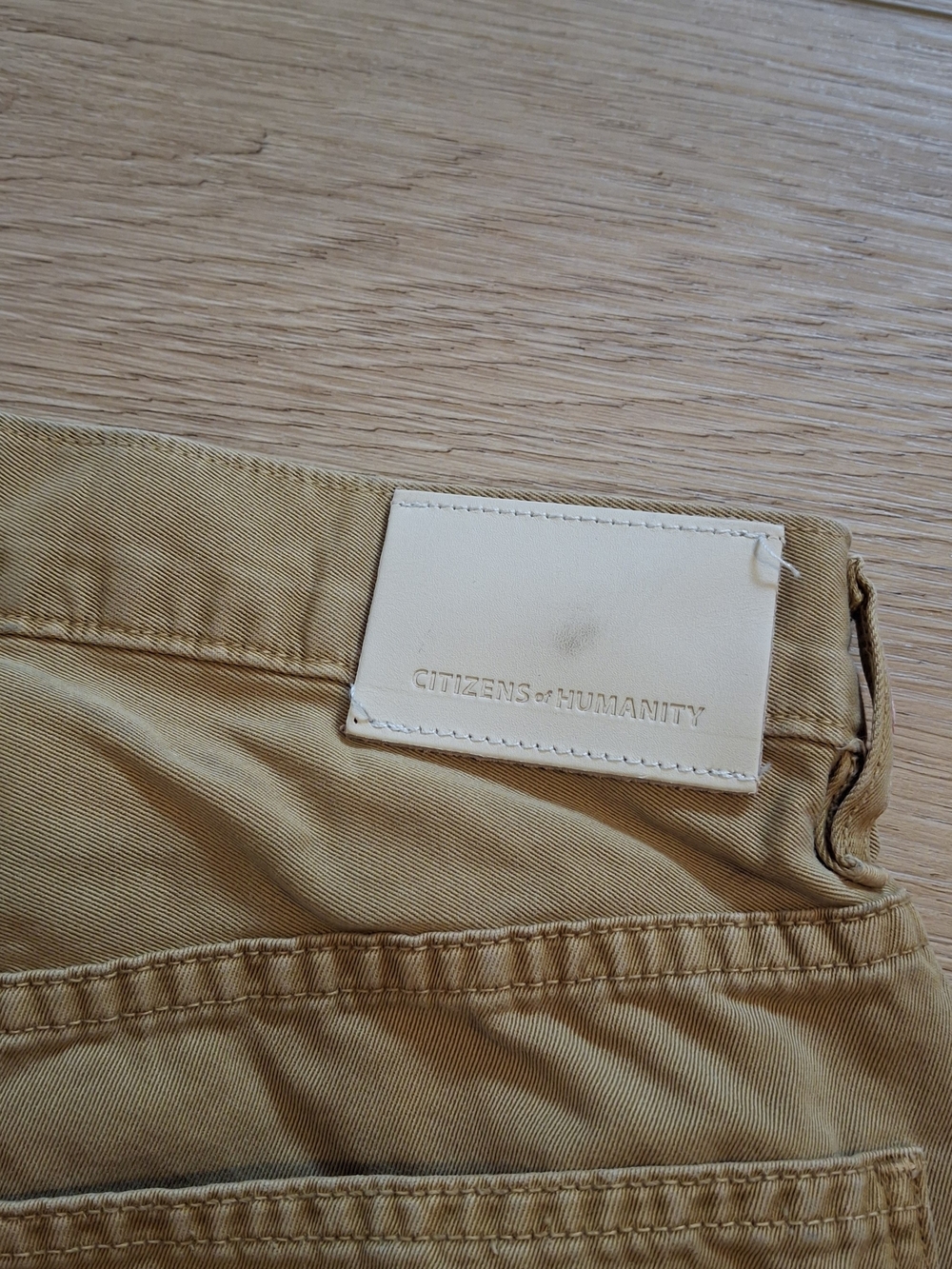 NWOT Women's Citizens of Humanity High Rise Wide Leg Utility Pants Beige Size 26 - Picture 12 of 15